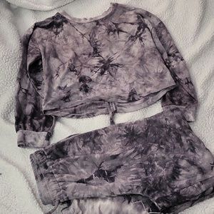 Sweat suit tie dye